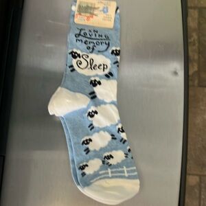 Blue Q Women's Crew Socks with Fun Design